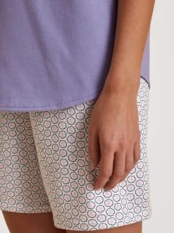 Calida Special Kurz-Pyjama -CALIDA-Shop Calida Special Kurz Pyjama violett 41541 745 3