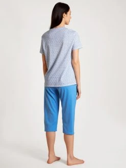 Calida Spring Nights 3/4-Pyjama -CALIDA-Shop Calida Spring Nights 3 4 Pyjama blau 40296 474 2