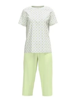 Calida Spring Nights 3/4-Pyjama -CALIDA-Shop Calida Spring Nights 3 4 Pyjama gruen 40296 670 4
