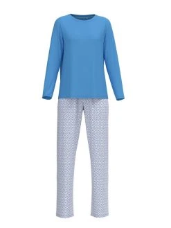 Calida Spring Nights Pyjama, Lang -CALIDA-Shop Calida Spring Nights Pyjama lang blau 40396 474 3