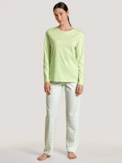 Calida Spring Nights Pyjama, Lang -CALIDA-Shop Calida Spring Nights Pyjama lang gruen 40396 670 1