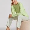 Calida Spring Nights Pyjama, Lang 2 Calida Spring Nights Pyjama, Lang -CALIDA-Shop Calida Spring Nights Pyjama lang gruen 40396 670
