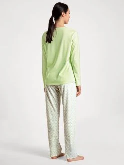 Calida Spring Nights Pyjama, Lang -CALIDA-Shop Calida Spring Nights Pyjama lang gruen 40396 670 2