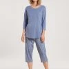 Calida Sweet Dreams 3/4-Pyjama 2 Calida Sweet Dreams 3/4-Pyjama -CALIDA-Shop Calida Sweet Dreams 3 4 Pyjama blau 40236 371