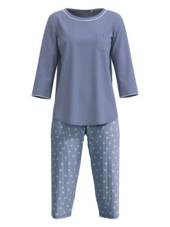 Calida Sweet Dreams 3/4-Pyjama -CALIDA-Shop Calida Sweet Dreams 3 4 Pyjama blau 40236 371 4