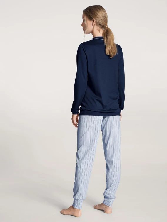 Calida Sweet Dreams Bündchen-Pyjama 4 Calida Sweet Dreams Bündchen-Pyjama – Bild 2