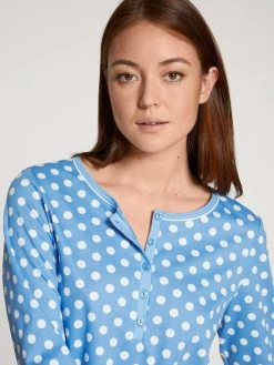 Calida Sweet Dreams Pyjama, Lang -CALIDA-Shop Calida Sweet Dreams Pyjama lang blau 40336 404 2