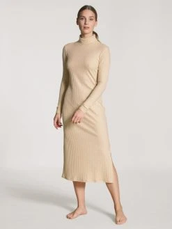 Calida The Home Hub Loungedress Mit Rollkragen, Länge 120cm