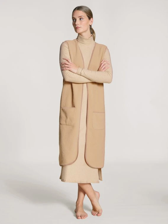Calida The Home Hub Loungedress Mit Rollkragen, Länge 120cm 8 Calida The Home Hub Loungedress Mit Rollkragen, Länge 120cm – Bild 6