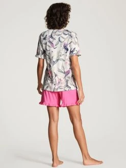 Calida Tropic Dreams Kurz-Pyjama -CALIDA-Shop Calida Tropic Dreams Kurz Pyjama rosa 43297 203 1