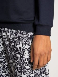 Calida Winter Dreams Bündchen-Pyjama 13 Calida Winter Dreams Bündchen-Pyjama -CALIDA-Shop Calida Winter Dreams Buendchen Pyjama blau 41392 339 3
