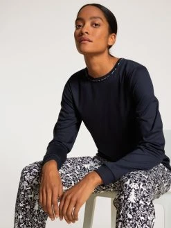 Calida Winter Dreams Bündchen-Pyjama 15 Calida Winter Dreams Bündchen-Pyjama -CALIDA-Shop Calida Winter Dreams Buendchen Pyjama blau 41392 339 5