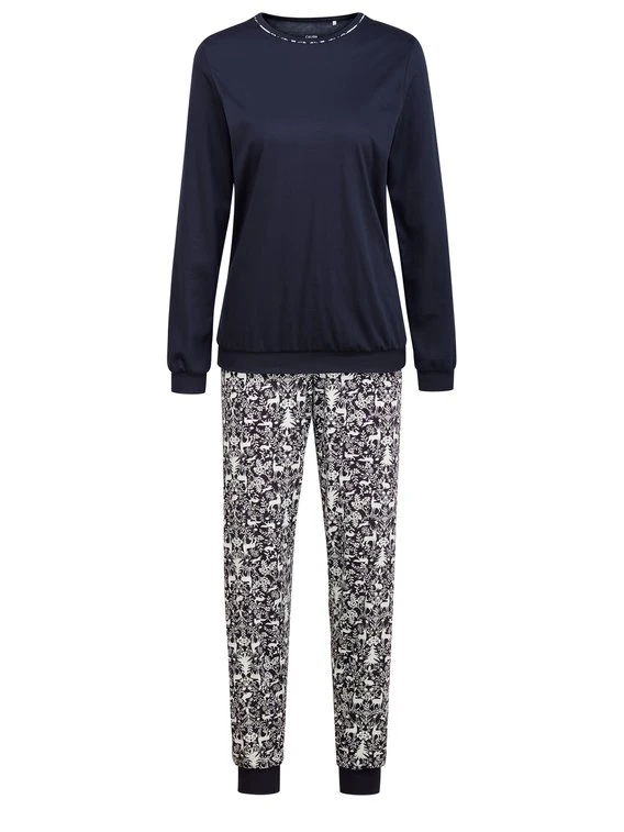 Calida Winter Dreams Bündchen-Pyjama 9 Calida Winter Dreams Bündchen-Pyjama – Bild 7