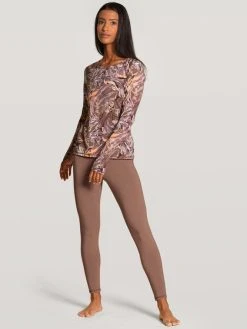 Calida 100% Nature Relax Langarm-Shirt -CALIDA-Shop Calida 100 Nature Relax Top langarm braun 15457 778 3