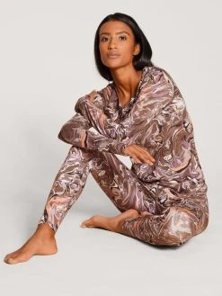 Calida 100% Nature Relax Langarm-Shirt -CALIDA-Shop Calida 100 Nature Relax Top langarm braun 15457 778 5