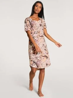 Calida 100% Nature Sleep Loungedress, Länge 95cm