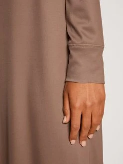 Calida 100% Nature Sleep Loungedress, Länge 120cm 13 Calida 100% Nature Sleep Loungedress, Länge 120cm -CALIDA-Shop Calida 100 Nature Sleep Loungedress braun 30557 078 1