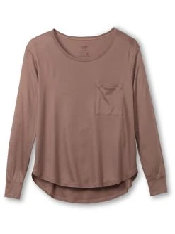 Calida 100% Nature Sleep Langarm-Shirt -CALIDA-Shop Calida 100 Nature Sleep Top langarm braun 15497 078 3