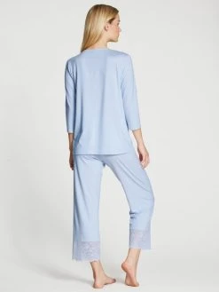 Calida Elegant Dreams 7/8-Pyjama -CALIDA-Shop Calida Elegant Dreams Pyjama 7 8 blau 41658 470 1