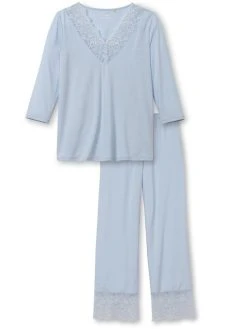 Calida Elegant Dreams 7/8-Pyjama -CALIDA-Shop Calida Elegant Dreams Pyjama 7 8 blau 41658 470 3