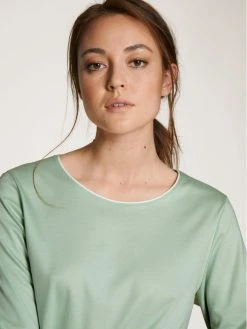 Calida Endless Dreams Bündchen-Pyjama -CALIDA-Shop Calida Endless Dreams Pyjama Buendchen tuerkis 42651 621 2 2