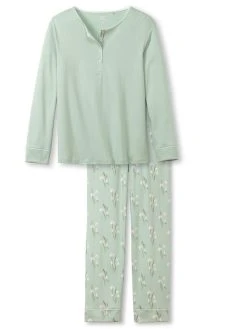 Calida Endless Dreams Pyjama, Lang -CALIDA-Shop Calida Endless Dreams Pyjama tuerkis 42451 621
