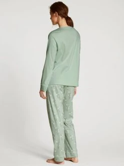 Calida Endless Dreams Pyjama, Lang -CALIDA-Shop Calida Endless Dreams Pyjama tuerkis 42451 621 2 1