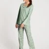 Calida Endless Dreams Pyjama, Lang -CALIDA-Shop Calida Endless Dreams Pyjama tuerkis 42451 621 2