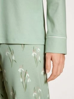 Calida Endless Dreams Pyjama, Lang -CALIDA-Shop Calida Endless Dreams Pyjama tuerkis 42451 621 2 3