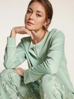 Calida Endless Dreams Pyjama, Lang -CALIDA-Shop Calida Endless Dreams Pyjama tuerkis 42451 621 2 4