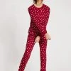 Calida Family & Friends Bündchen-Pyjama 1 Calida Family & Friends Bündchen-Pyjama -CALIDA-Shop Calida Family und Friends Pyjama Buendchen rot 44898 167