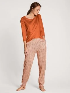 Calida Favourites Blossom Pants Mit Seitentaschen 10 Calida Favourites Blossom Pants Mit Seitentaschen -CALIDA-Shop Calida Favourites Blossom Hose braun 29796 934 2