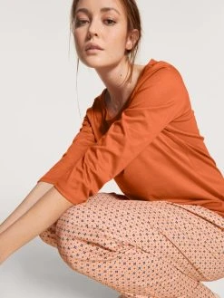 Calida Favourites Blossom Pants Mit Seitentaschen 12 Calida Favourites Blossom Pants Mit Seitentaschen -CALIDA-Shop Calida Favourites Blossom Hose braun 29796 934 4