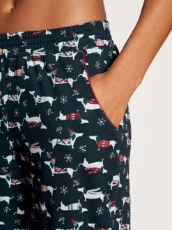 Calida Favourites Holidays Pants Mit Seitentaschen 11 Calida Favourites Holidays Pants Mit Seitentaschen -CALIDA-Shop Calida Favourites Holidays Hose blau 29036 339 3