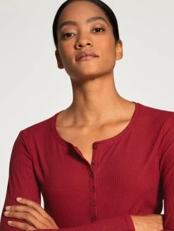 Calida Favourites Holidays Langarm-Shirt -CALIDA-Shop Calida Favourites Holidays Top langarm rot 15656 167 3
