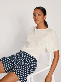 Calida Favourites Marine Kurzarm-Shirt 14 Calida Favourites Marine Kurzarm-Shirt -CALIDA-Shop Calida Favourites Marine Top kurzarm weiss 14059 910 5