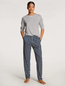 Calida Favourites Marine Langarm-Shirt -CALIDA-Shop Calida Favourites Marine Top langarm weiss 15059 910 5