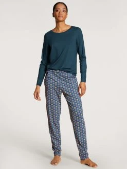 Calida Favourites Universe Langarm-Shirt -CALIDA-Shop Calida Favourites Seduction Top langarm gruen 15696 497 neu 2