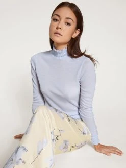 Calida Favourites Seduction Langarm-Shirt Mit Rollkragen -CALIDA-Shop Calida Favourites Seduction Top langarm tuerkis 15853 521 5