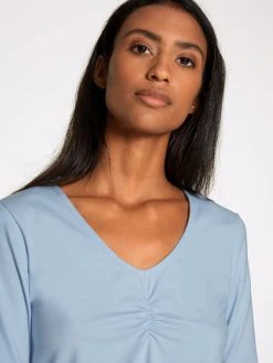 Calida Favourites Sunflower Langarm-Shirt -CALIDA-Shop Calida Favourites Sunflower Top langarm blau 15758 383 3