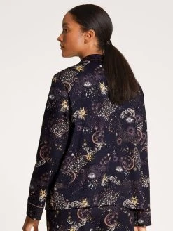 Calida Favourites Universe Langarm-Shirt, Durchgeknöpft 11 Calida Favourites Universe Langarm-Shirt, Durchgeknöpft -CALIDA-Shop Calida Favourites Universe Top langarm blau 15797 339 1