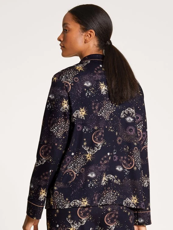 Calida Favourites Universe Langarm-Shirt, Durchgeknöpft 4 Calida Favourites Universe Langarm-Shirt, Durchgeknöpft – Bild 2