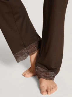 Calida Lace Dreams Pyjama, Lang -CALIDA-Shop Calida Lace Dreams Pyjama braun 44259 099 3