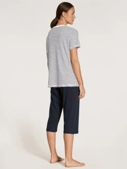 Calida Midsummer Dreams Capri-Pyjama -CALIDA-Shop Calida Midsummer Dreams Pyjama 3 4 blau 42254 339 1