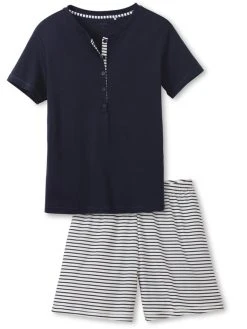 Calida Midsummer Dreams Kurz-Pyjama -CALIDA-Shop Calida Midsummer Dreams Pyjama kurz blau 42154 339 5