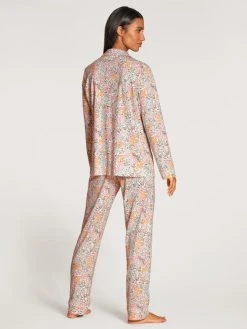 Calida Night Lovers Pyjama, Durchgeknöpft 9 Calida Night Lovers Pyjama, Durchgeknöpft -CALIDA-Shop Calida Night Lovers Pyjama durchgeknoepft gelb 43629 038 1