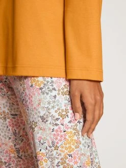 Calida Night Lovers Pyjama, Lang 9 Calida Night Lovers Pyjama, Lang -CALIDA-Shop Calida Night Lovers Pyjama lang gelb 43729 038 3