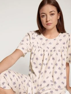 Calida Soft Cotton 3/4-Pyjama -CALIDA-Shop Calida Soft Cotton Pyjama 3 4 rosa 44050 242 5