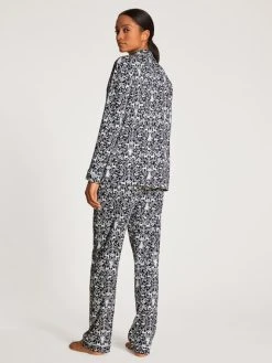 Calida Winter Dreams Pyjama, Durchgeknöpft -CALIDA-Shop Calida Winter Dreams Pyjama durchgeknoepft blau 41292 339 1