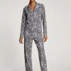 Calida Winter Dreams Pyjama, Durchgeknöpft -CALIDA-Shop Calida Winter Dreams Pyjama durchgeknoepft blau 41292 339